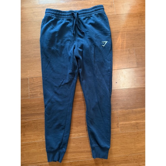 Gymshark Other - GYMSHARK Men's Studio Joggers‎ Sz Mwdium Blue Slim Fit Tapered